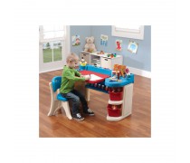 Vaikiškas dailininko stalas su piešimo lenta ir kėde | Step2 